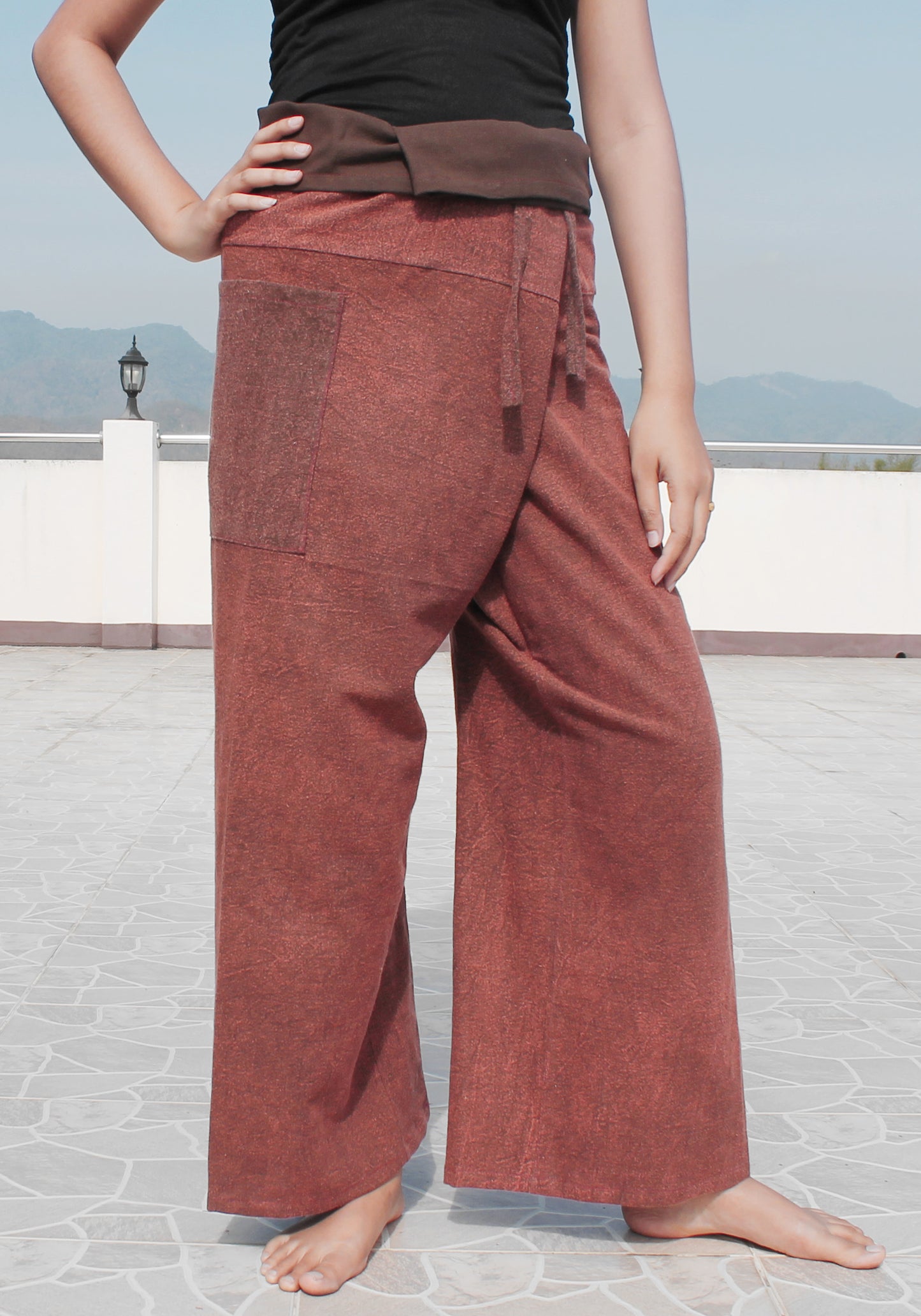Thai Fisherman Pants Tricker Muang Cotton 100% Unisex Pants