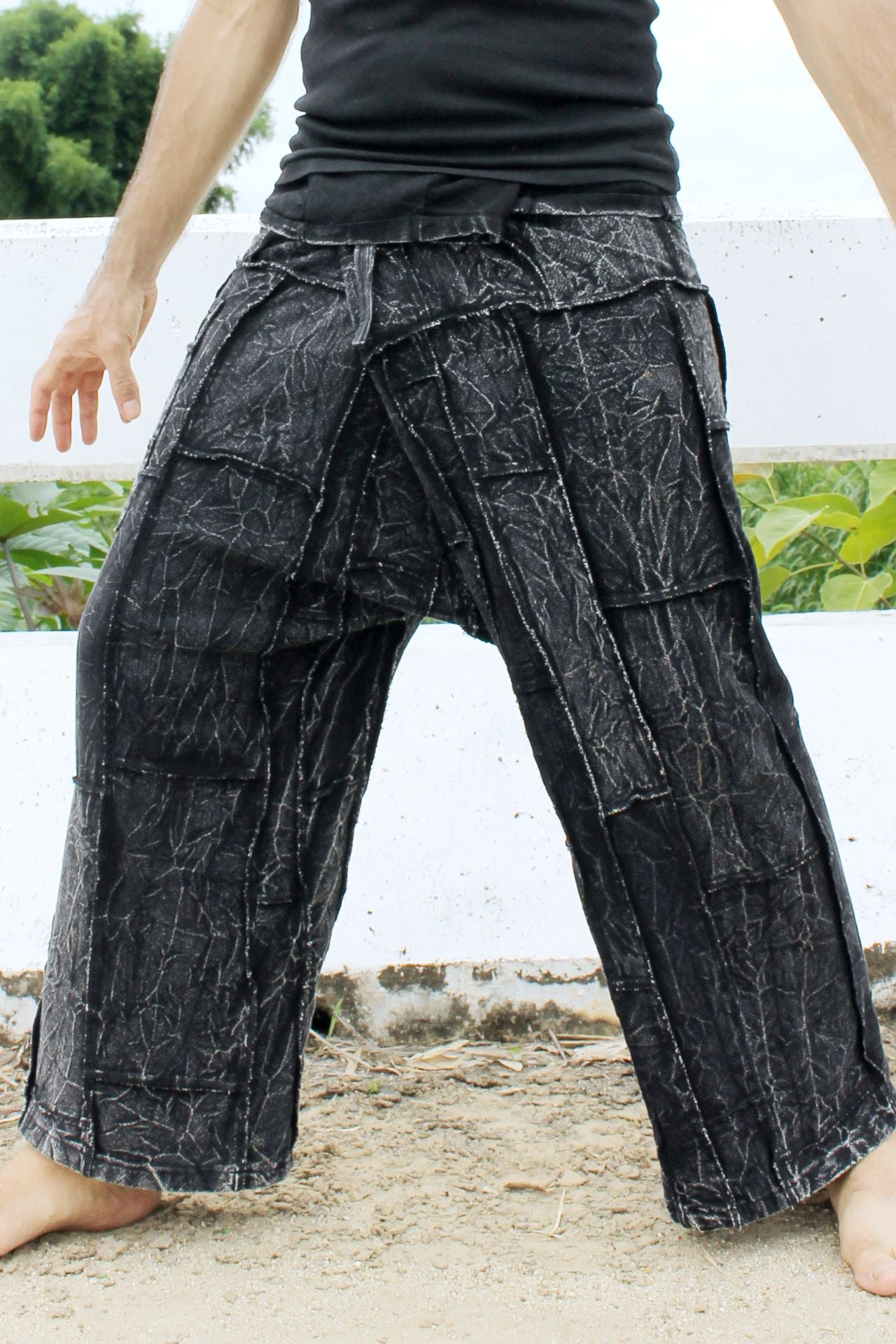 Thai Fisherman Pants 100% Cotton Unisex plain color