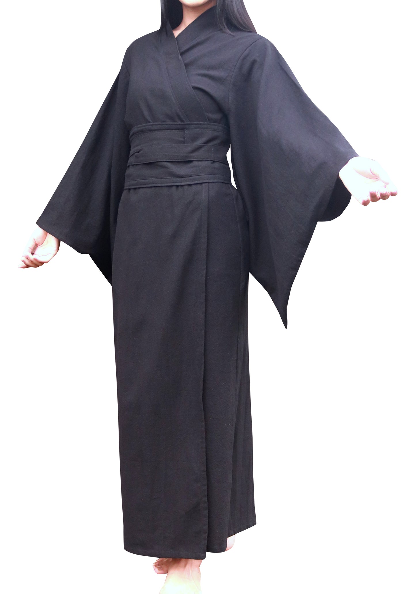 RaanPahMuang Long Yukata Robes For Women Japanese Sleepwear Robe