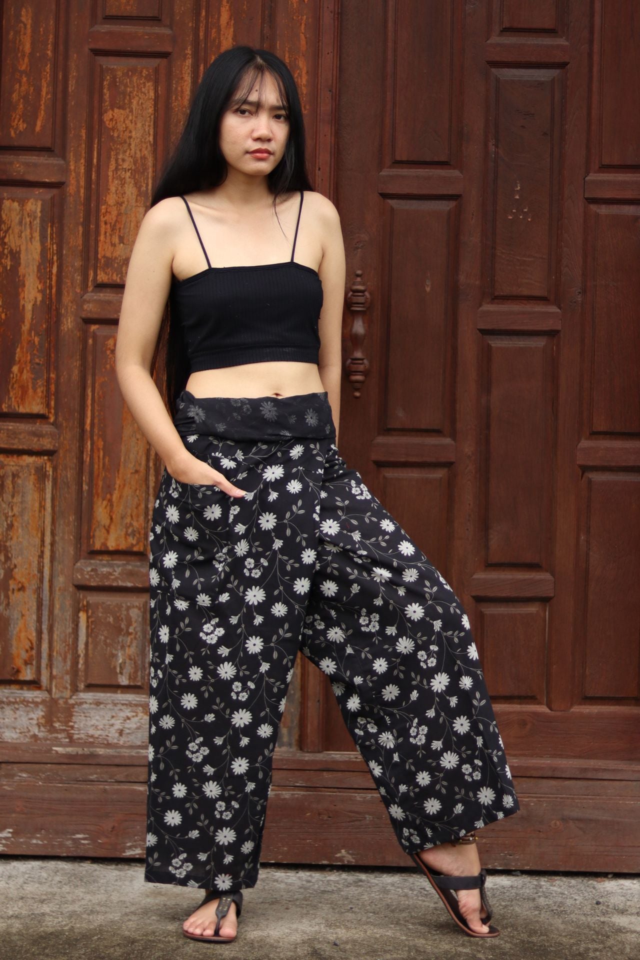 Thai Fisherman Pants 100% Cotton Unisex plain color