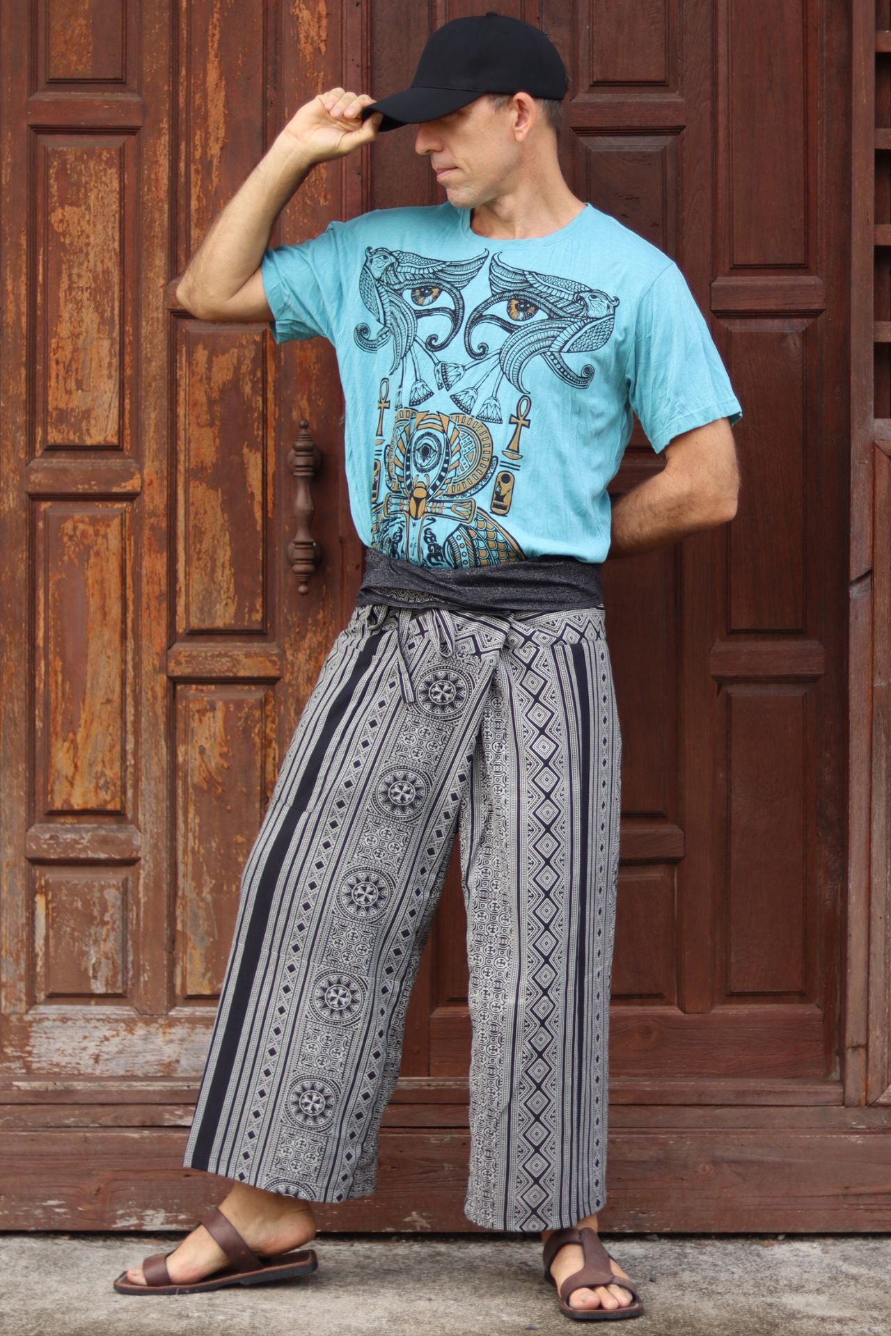 Thai Fisherman Pants 100% Cotton Unisex plain color
