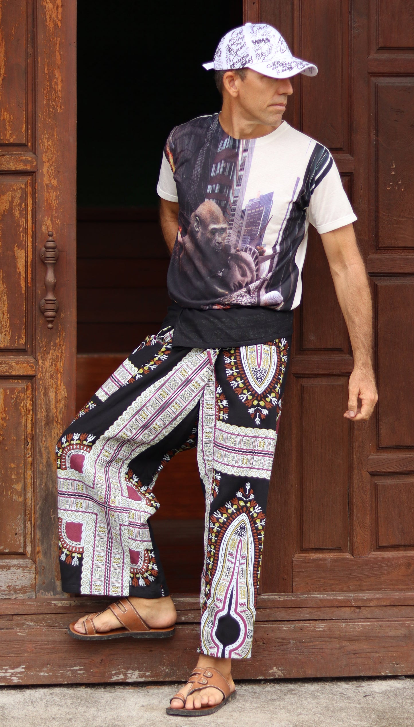 Thai Fisherman Pants 100% Cotton Unisex plain color