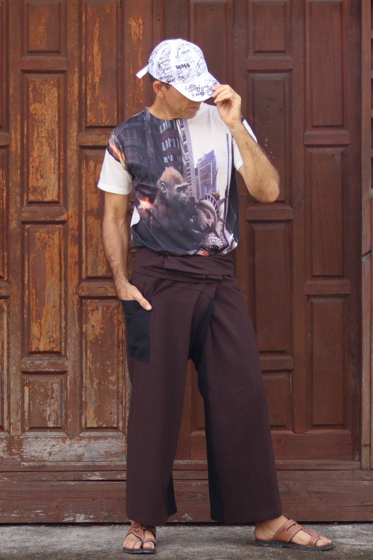 Thai Fisherman Pants 100% Cotton Unisex plain color