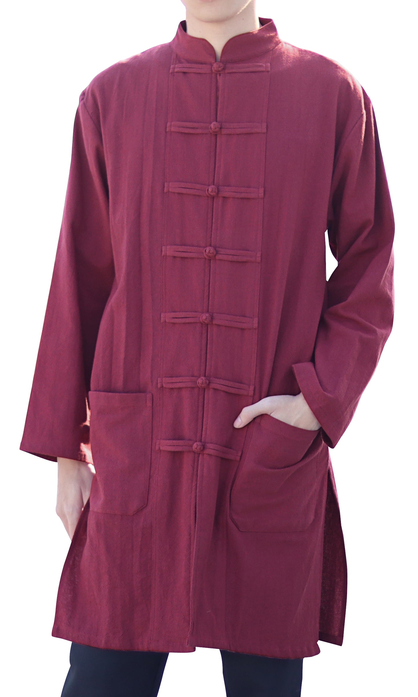 Kung Fu Tai Chi Mandarin Renaissance Costume Cotton Jacket Shirt