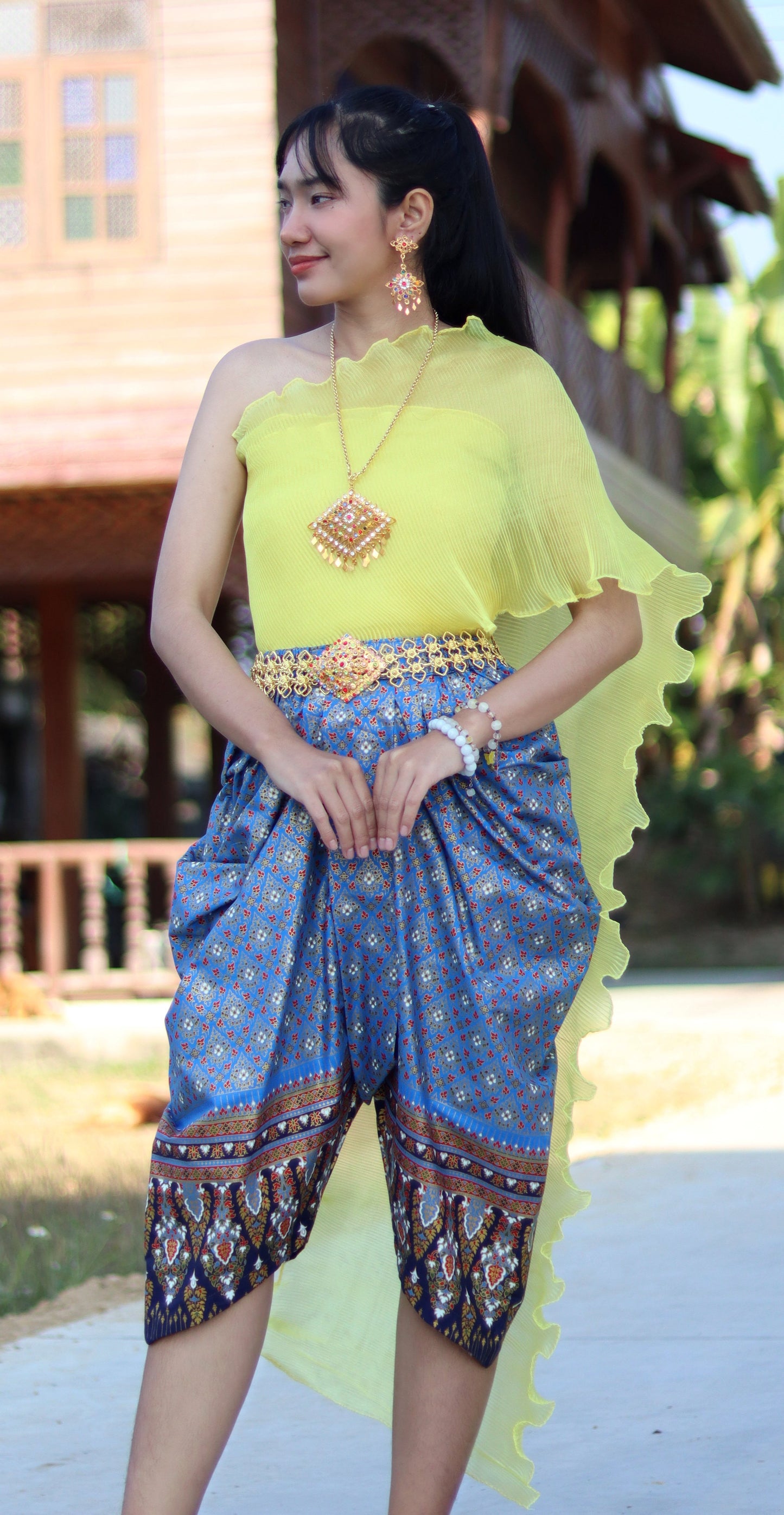 RaanPahMuang Sukhothai Traditional Thai JonGrabaen Theatre Pants