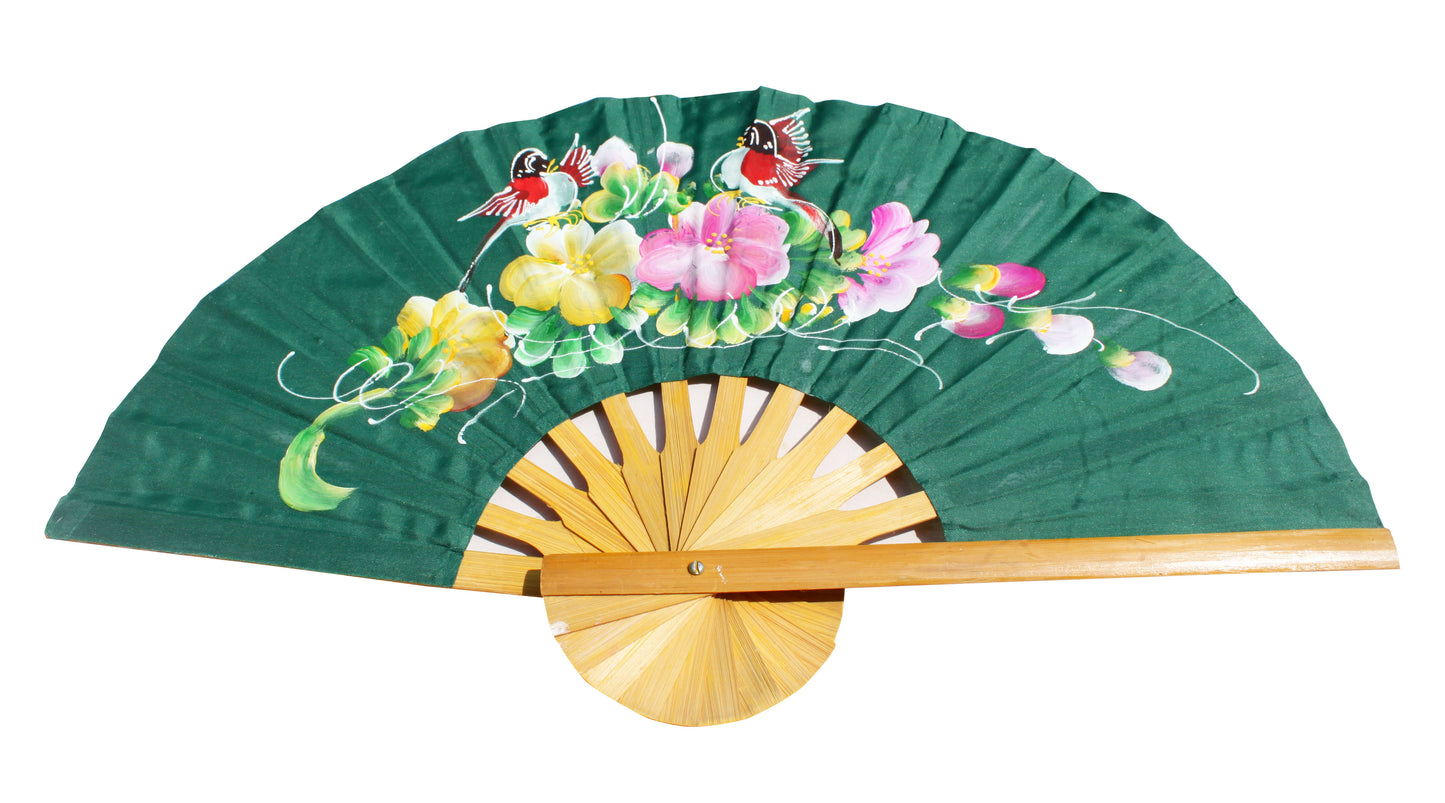 Handpainted Fan Wallhanging