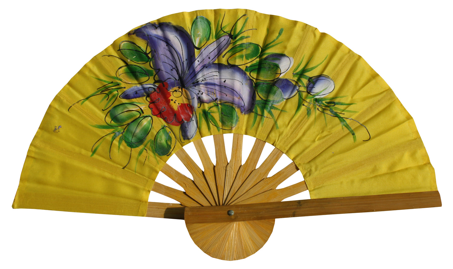 Handpainted Fan Wallhanging