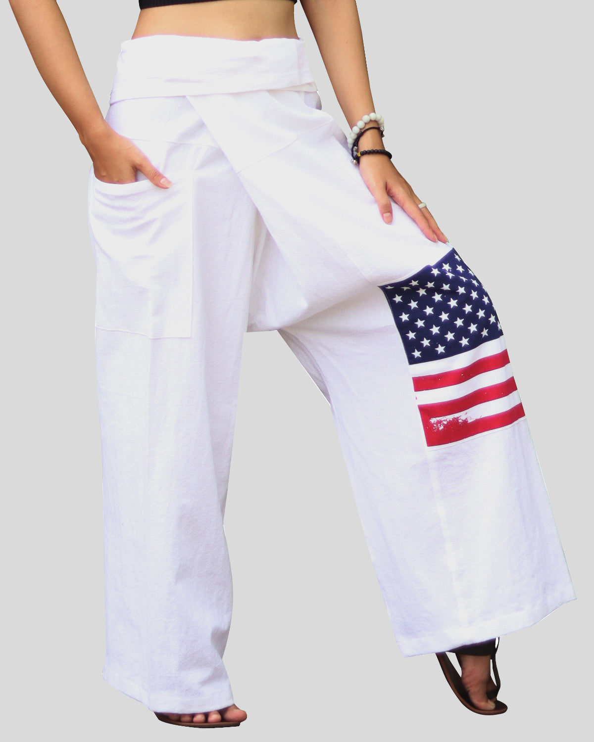 Thai Fisherman Pants 100% Cotton Unisex plain color