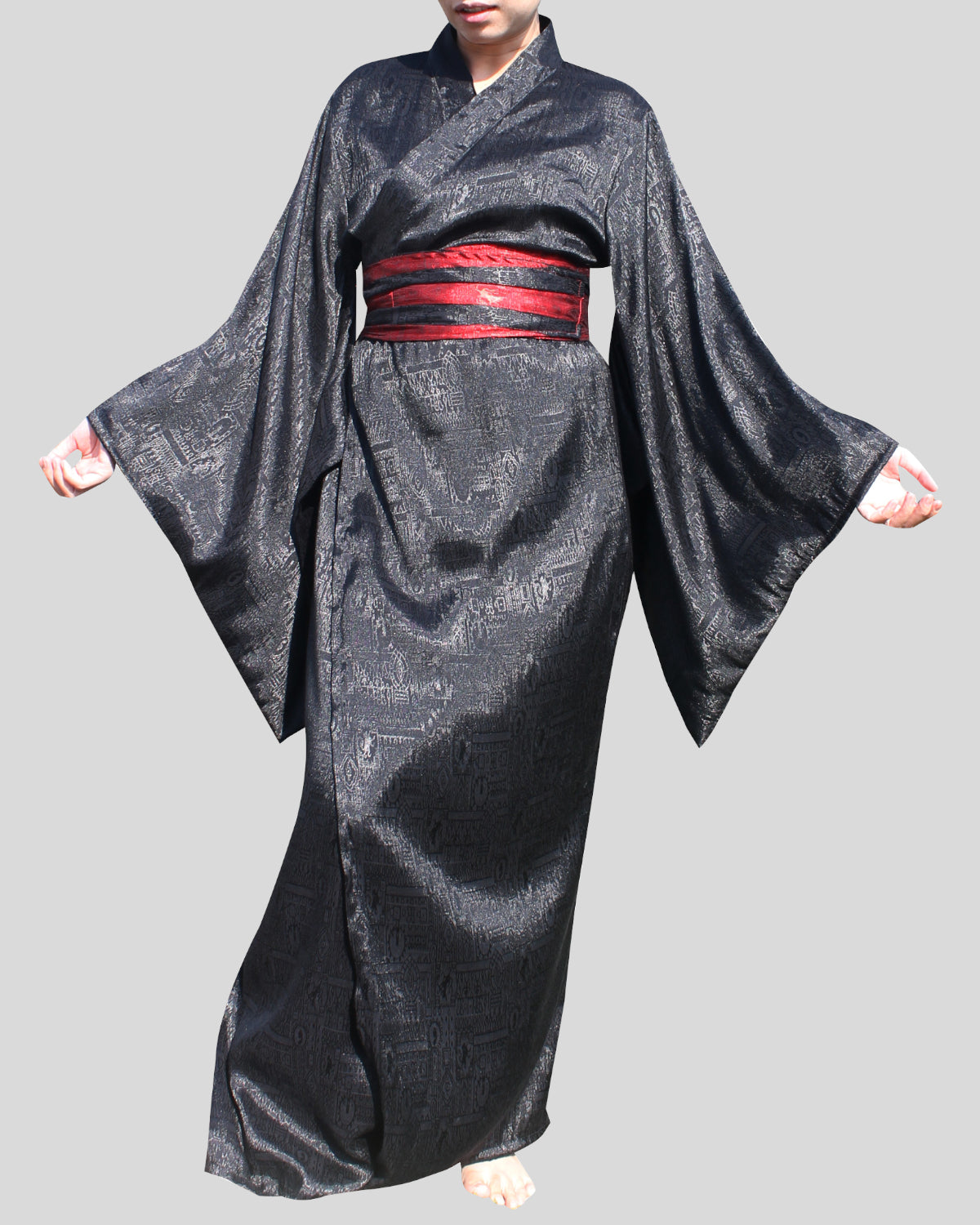 RaanPahMuang Long Yukata Robes For Women Japanese Sleepwear Robe