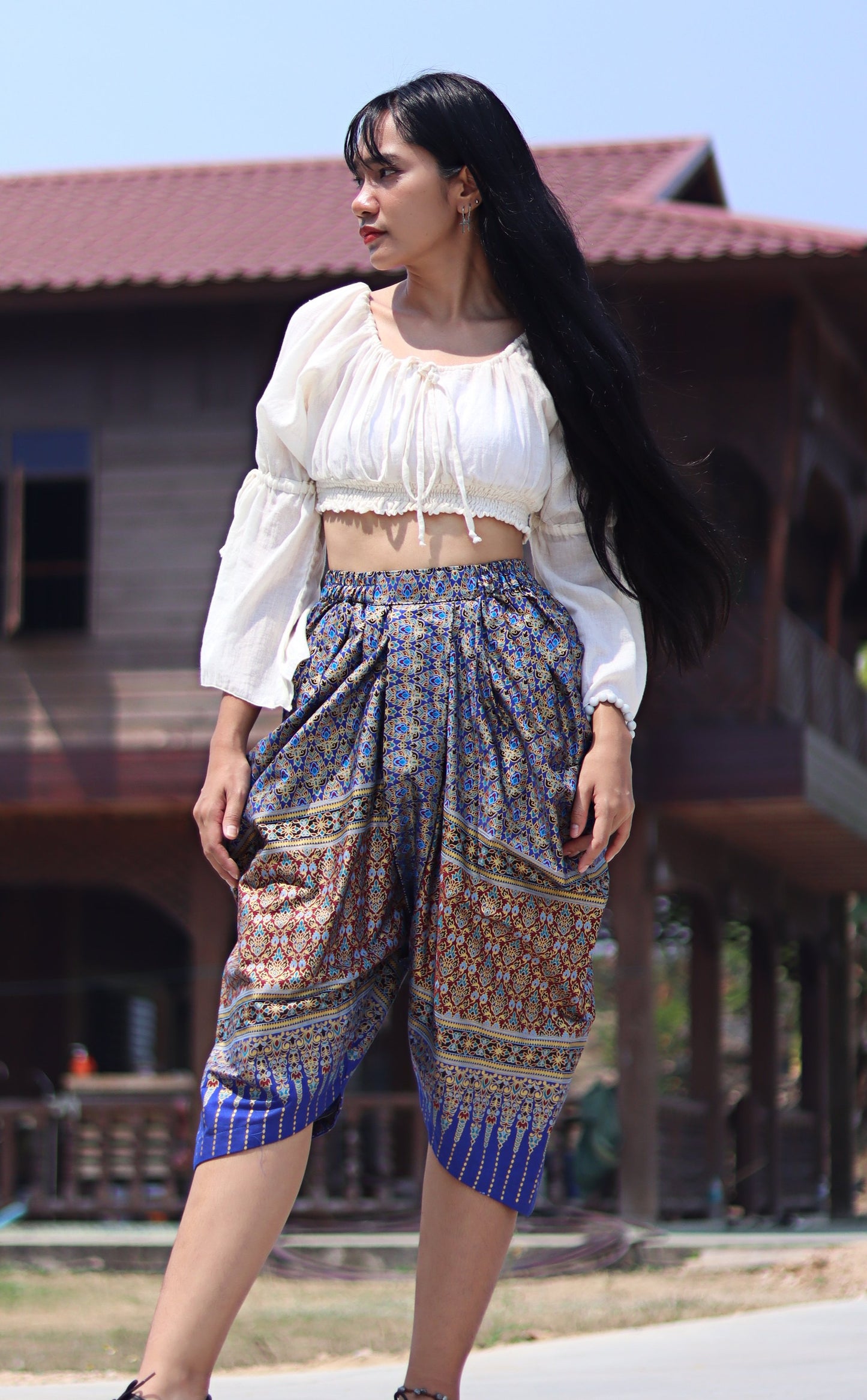 RaanPahMuang Sukhothai Traditional Thai JonGrabaen Theatre Pants