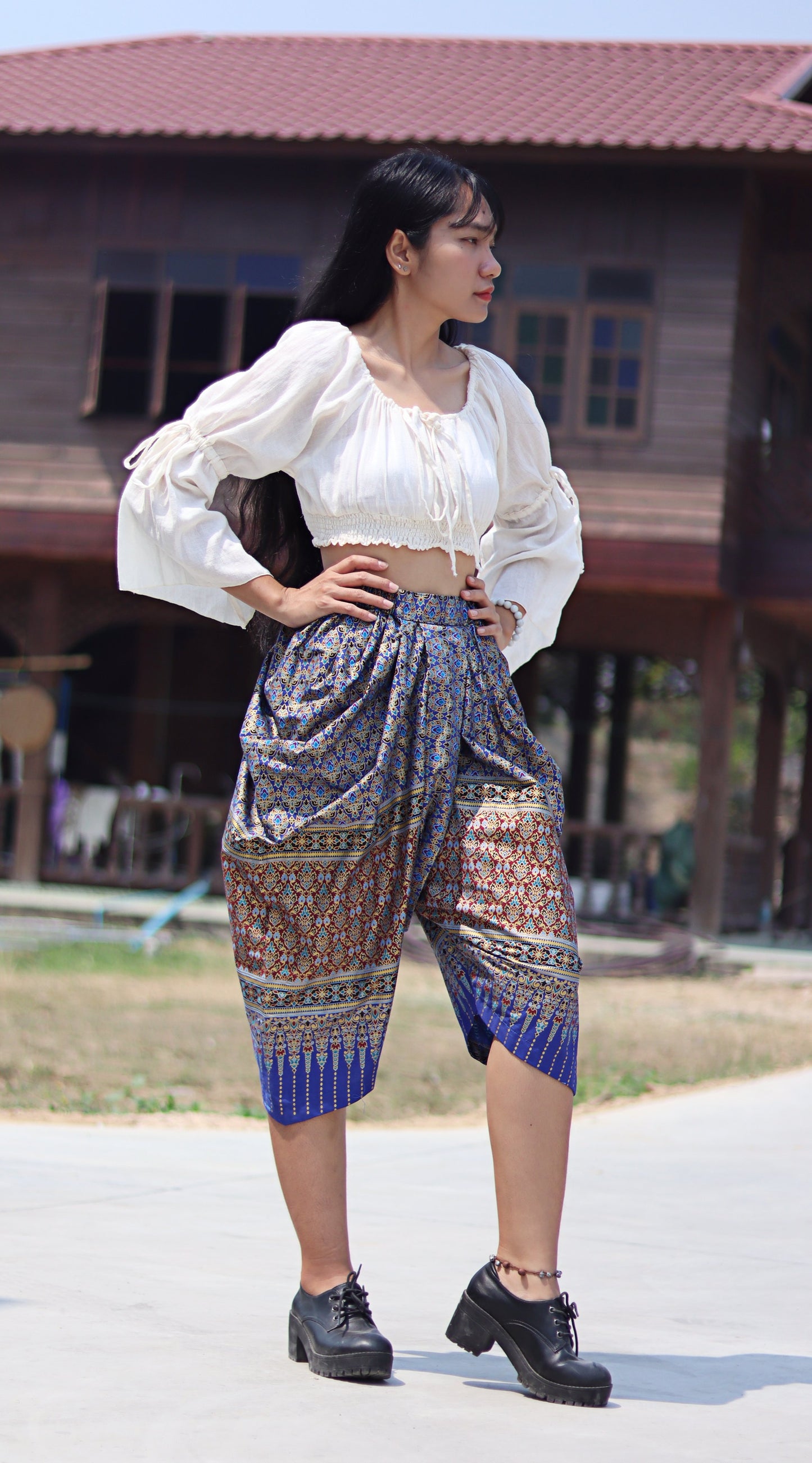 RaanPahMuang Sukhothai Traditional Thai JonGrabaen Theatre Pants