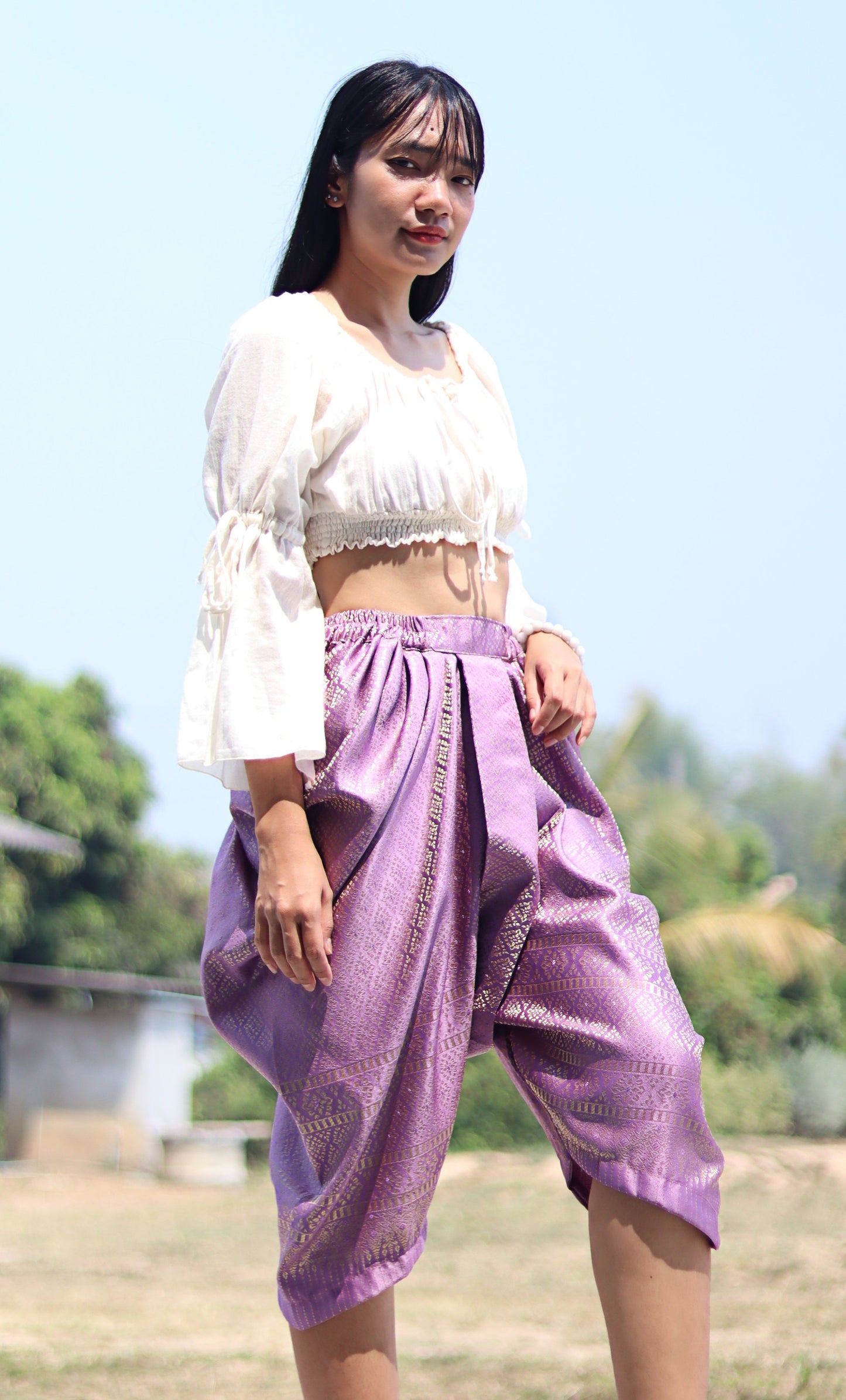 RaanPahMuang Sukhothai Traditional Thai JonGrabaen Theatre Pants