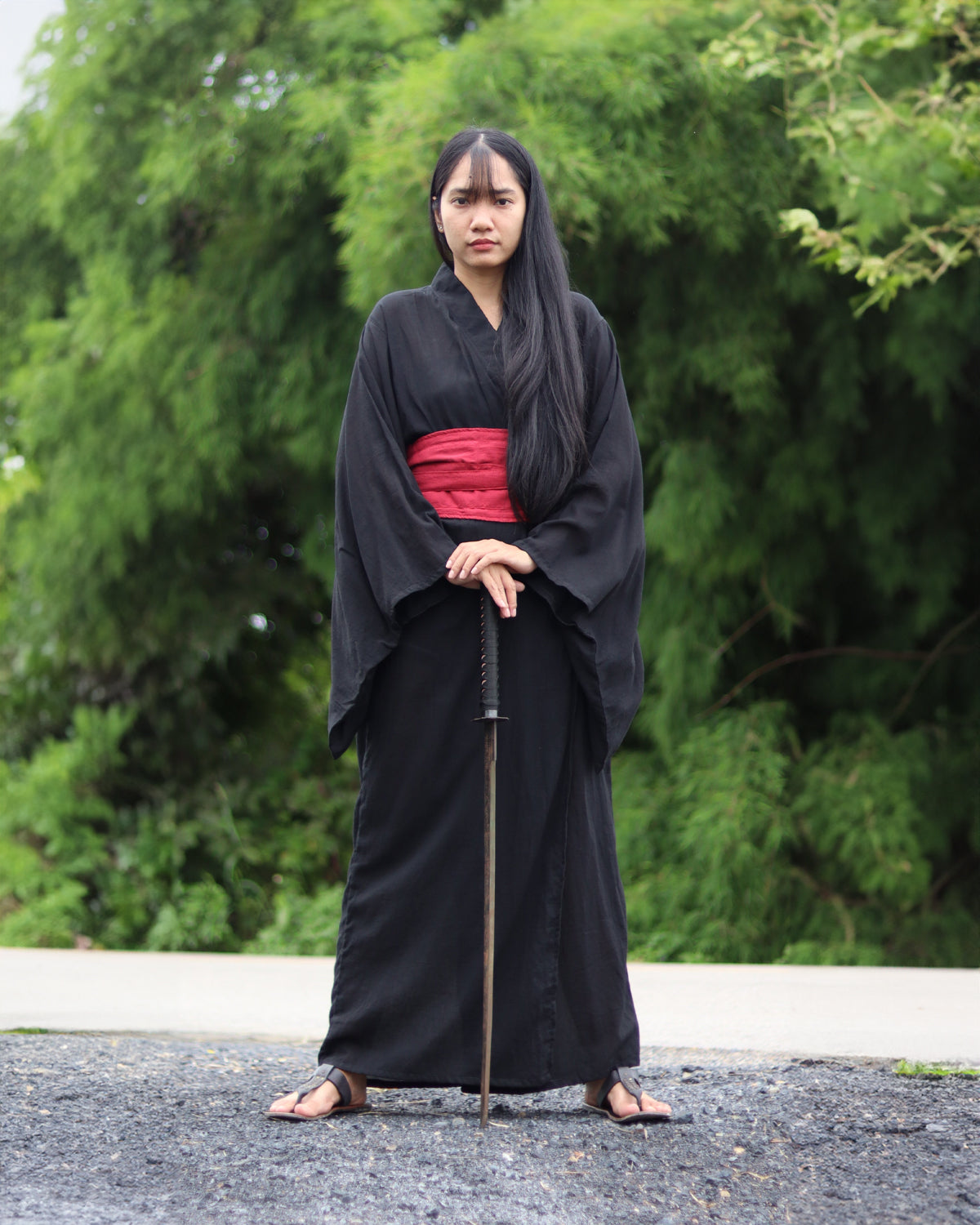 RaanPahMuang Long Yukata Robes For Women Japanese Sleepwear Robe