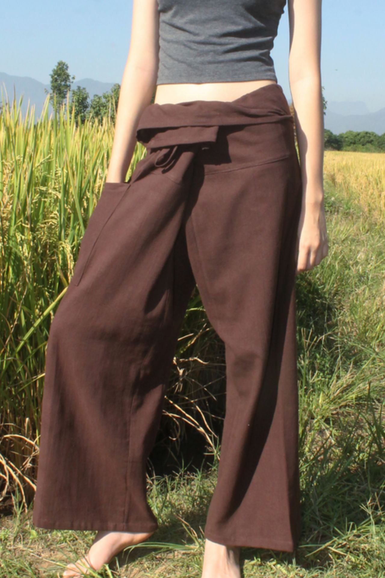 Thai Fisherman Pants Tricker Muang Cotton 100% Unisex Pants