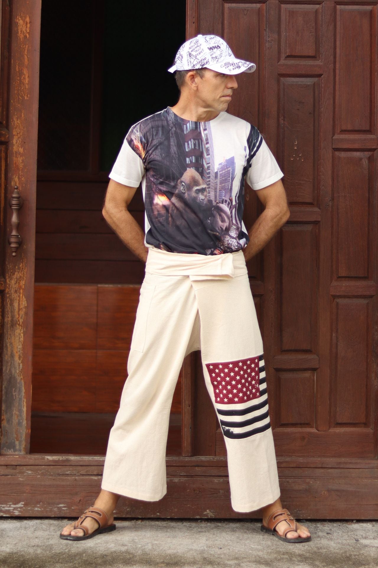 Thai Fisherman Pants 100% Cotton Unisex plain color