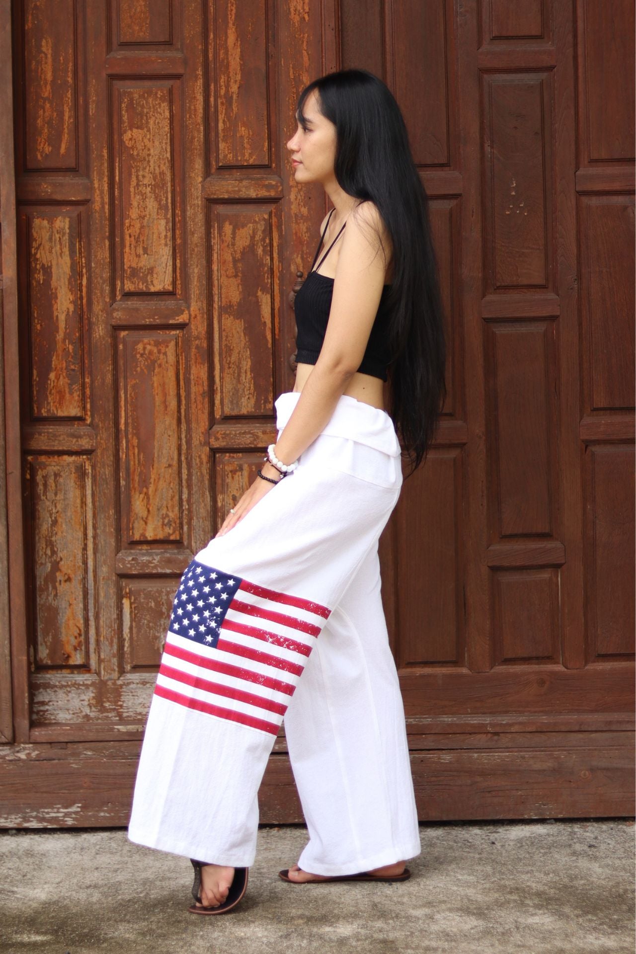 Thai Fisherman Pants 100% Cotton Unisex plain color