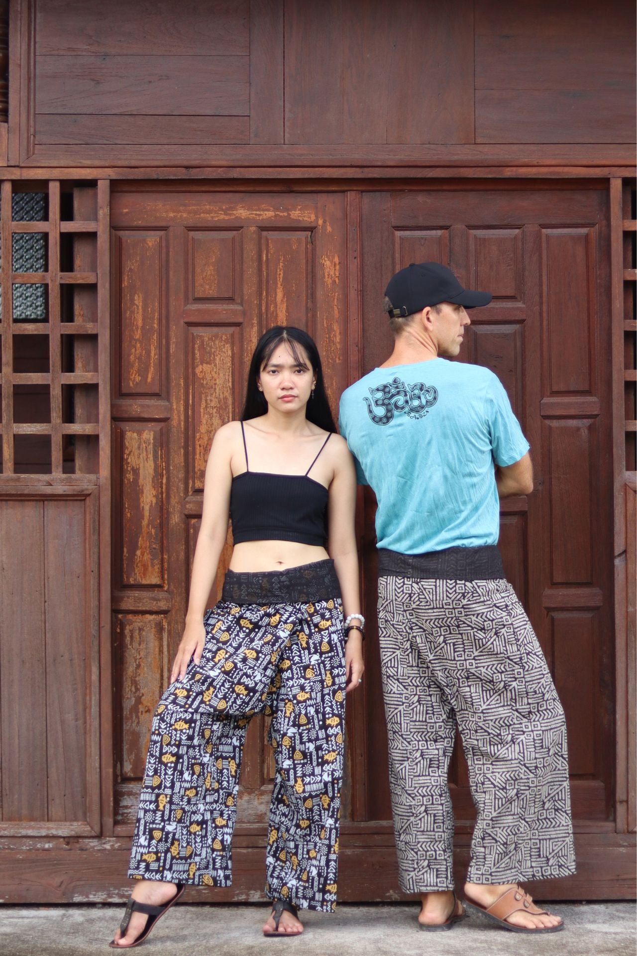 Thai Fisherman Pants 100% Cotton Unisex plain color