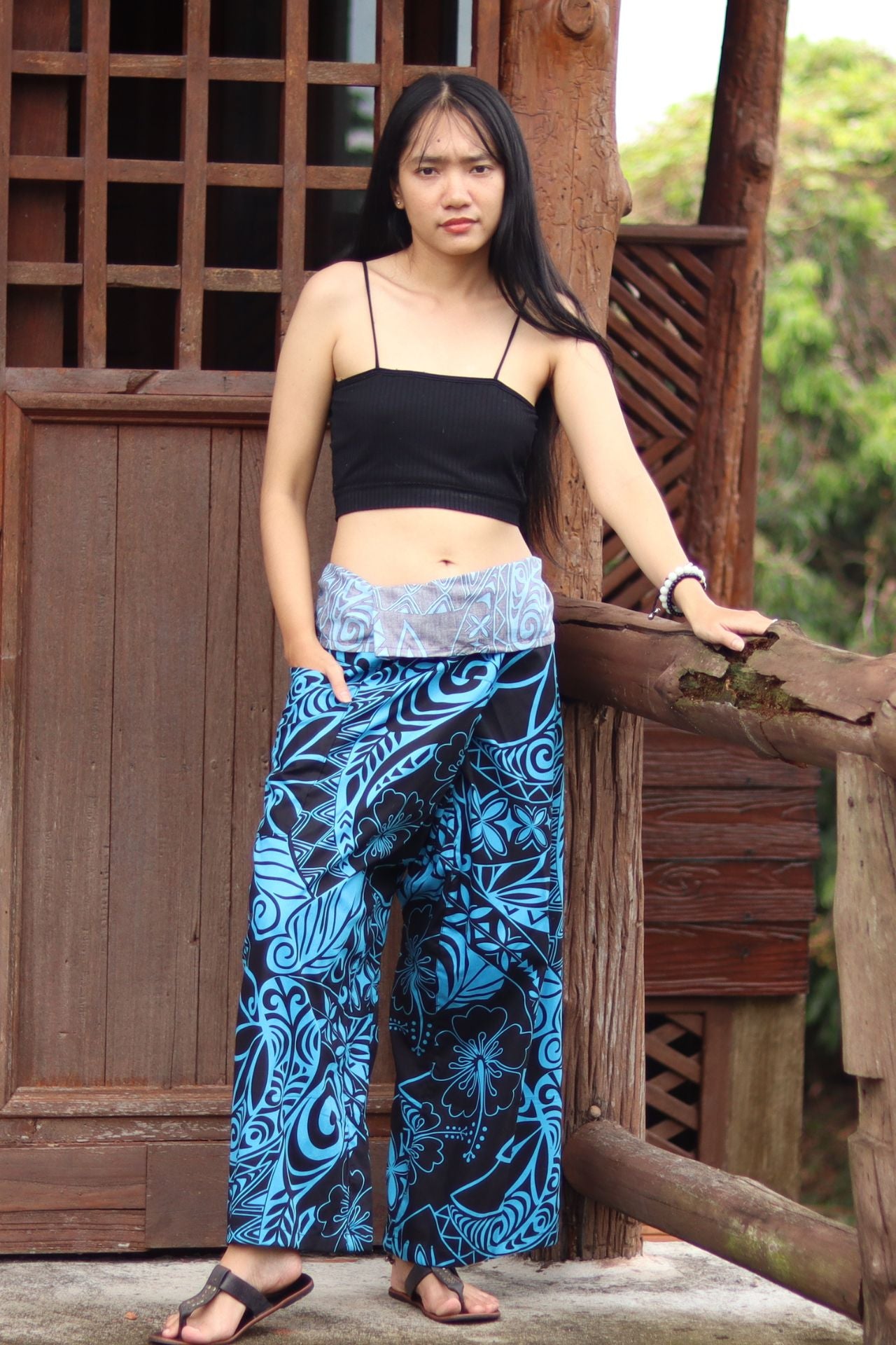 Thai Fisherman Pants 100% Cotton Unisex plain color