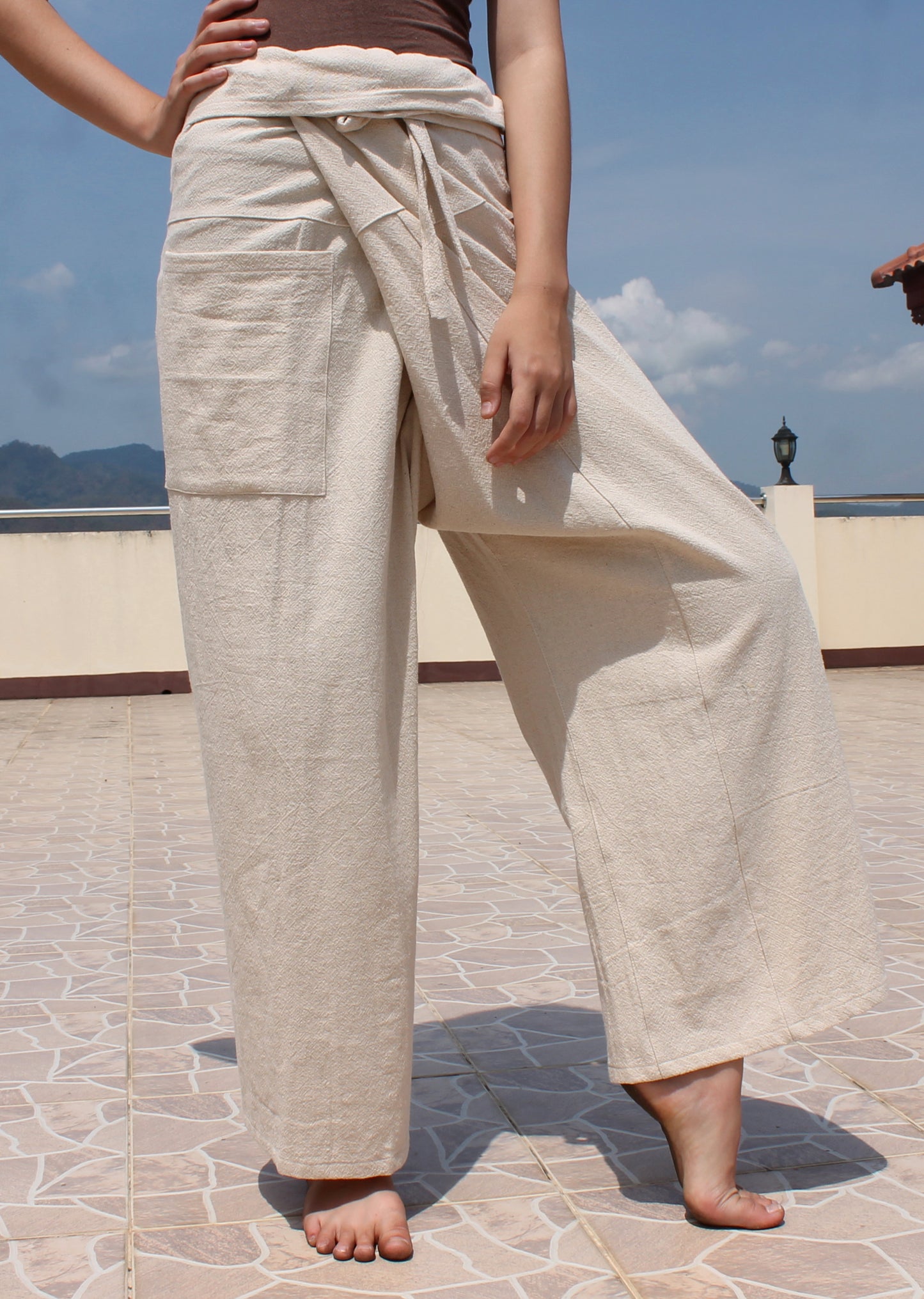 Thai Fisherman Pants Tricker Muang Cotton 100% Unisex Pants