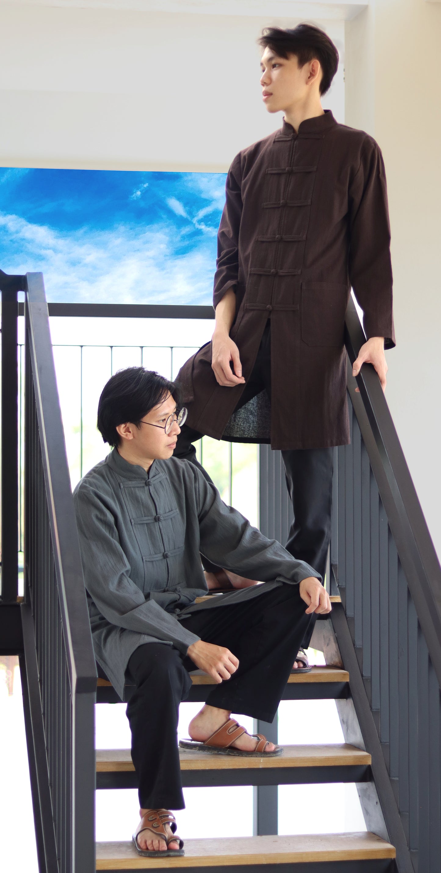 Kung Fu Tai Chi Mandarin Renaissance Costume Cotton Jacket Shirt