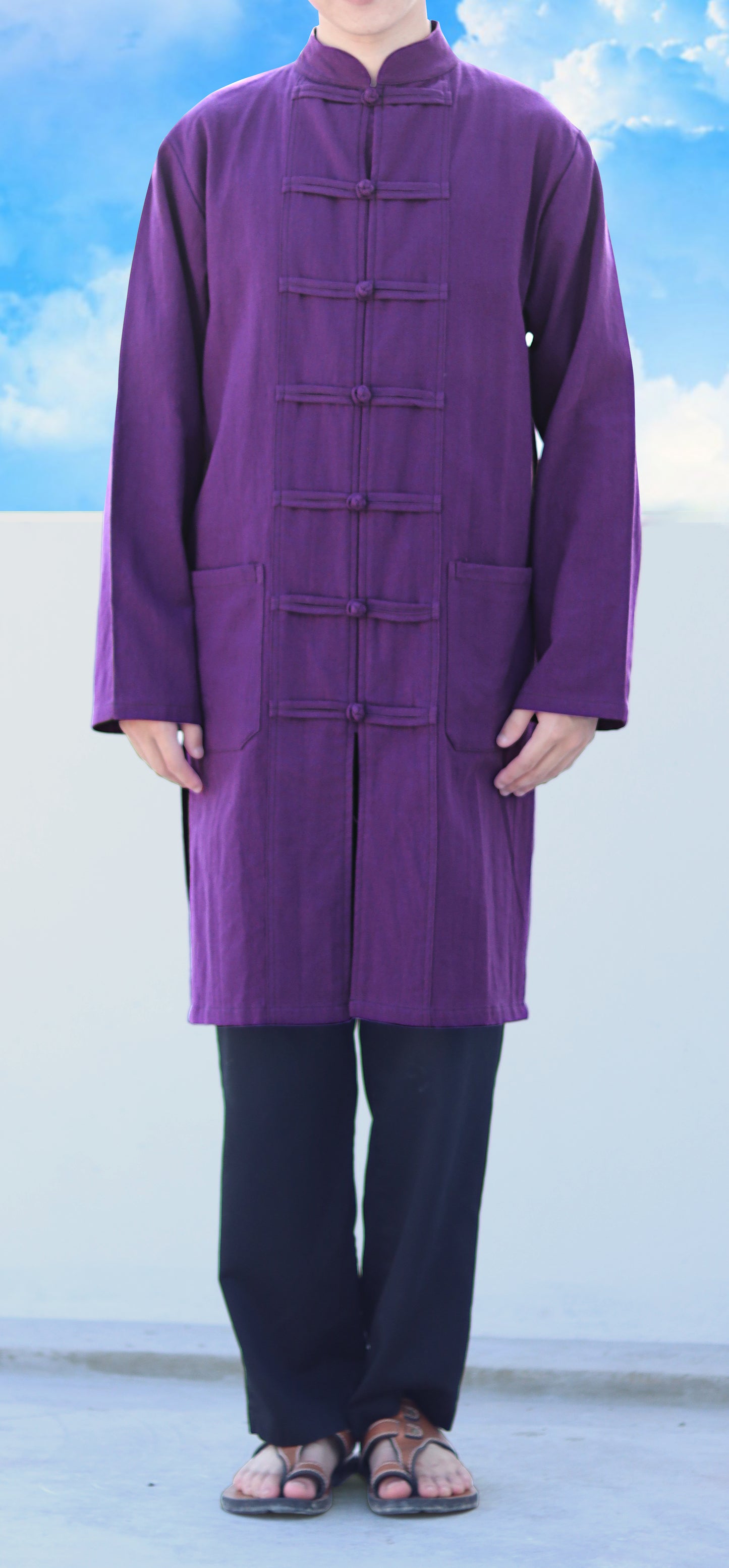 Kung Fu Tai Chi Mandarin Renaissance Costume Cotton Jacket Shirt