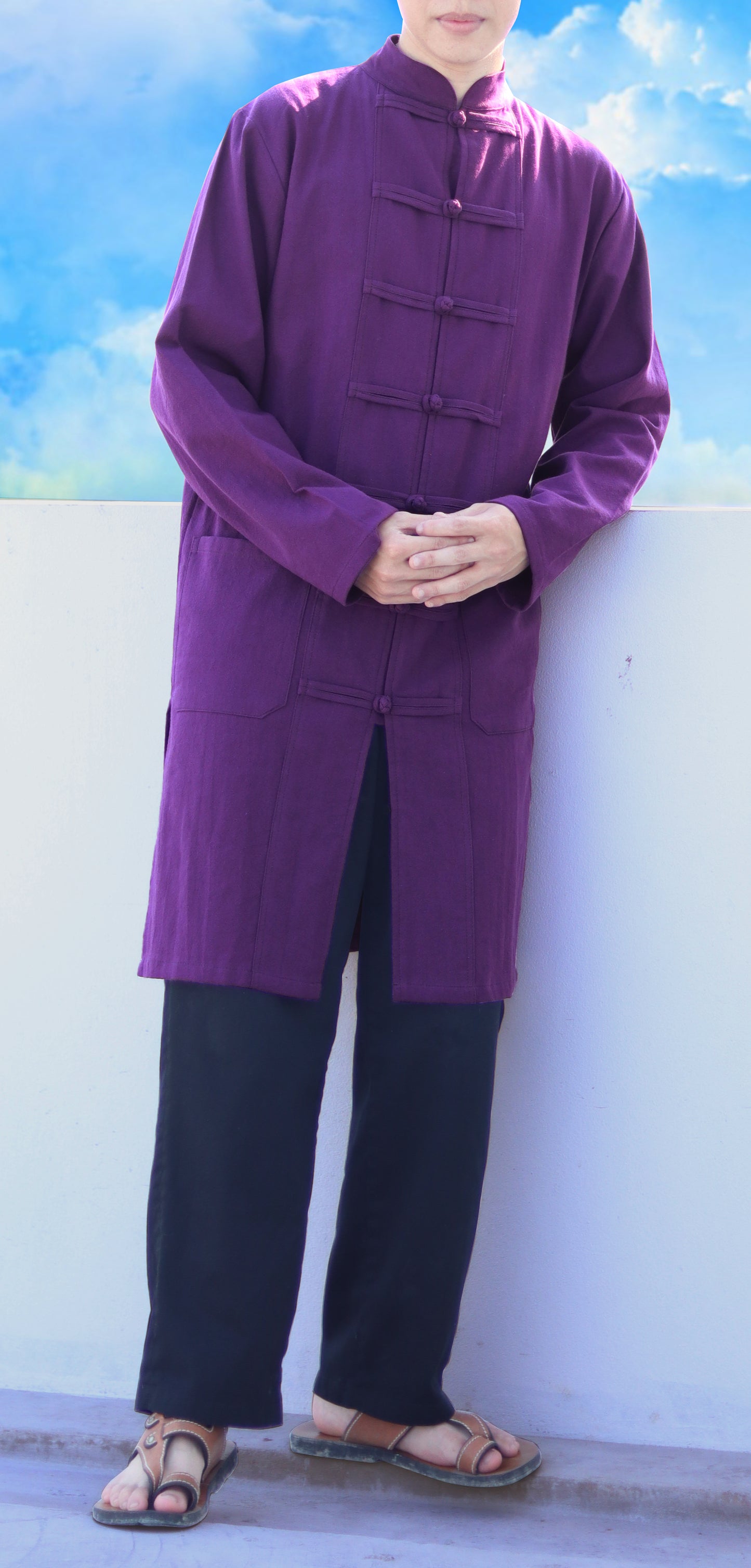 Kung Fu Tai Chi Mandarin Renaissance Costume Cotton Jacket Shirt