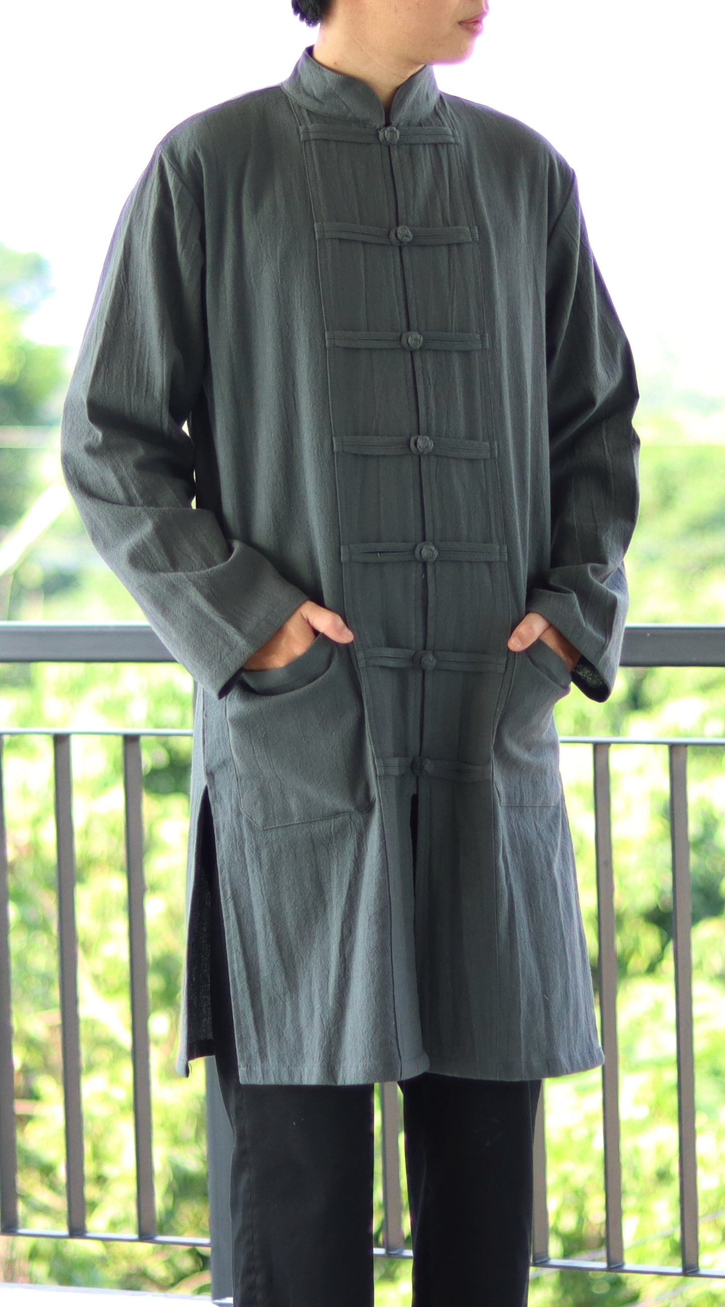 Kung Fu Tai Chi Mandarin Renaissance Costume Cotton Jacket Shirt