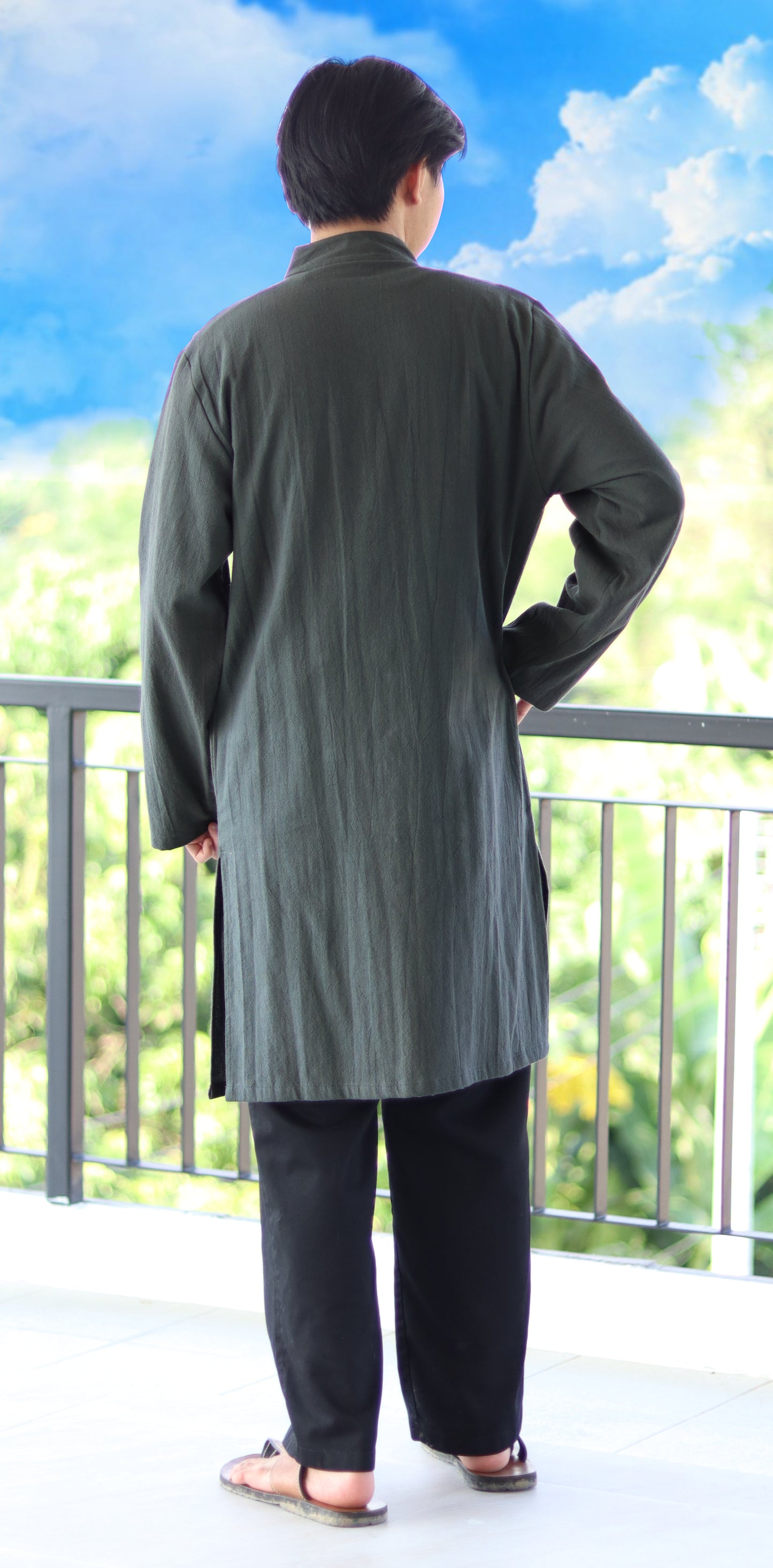 Kung Fu Tai Chi Mandarin Renaissance Costume Cotton Jacket Shirt