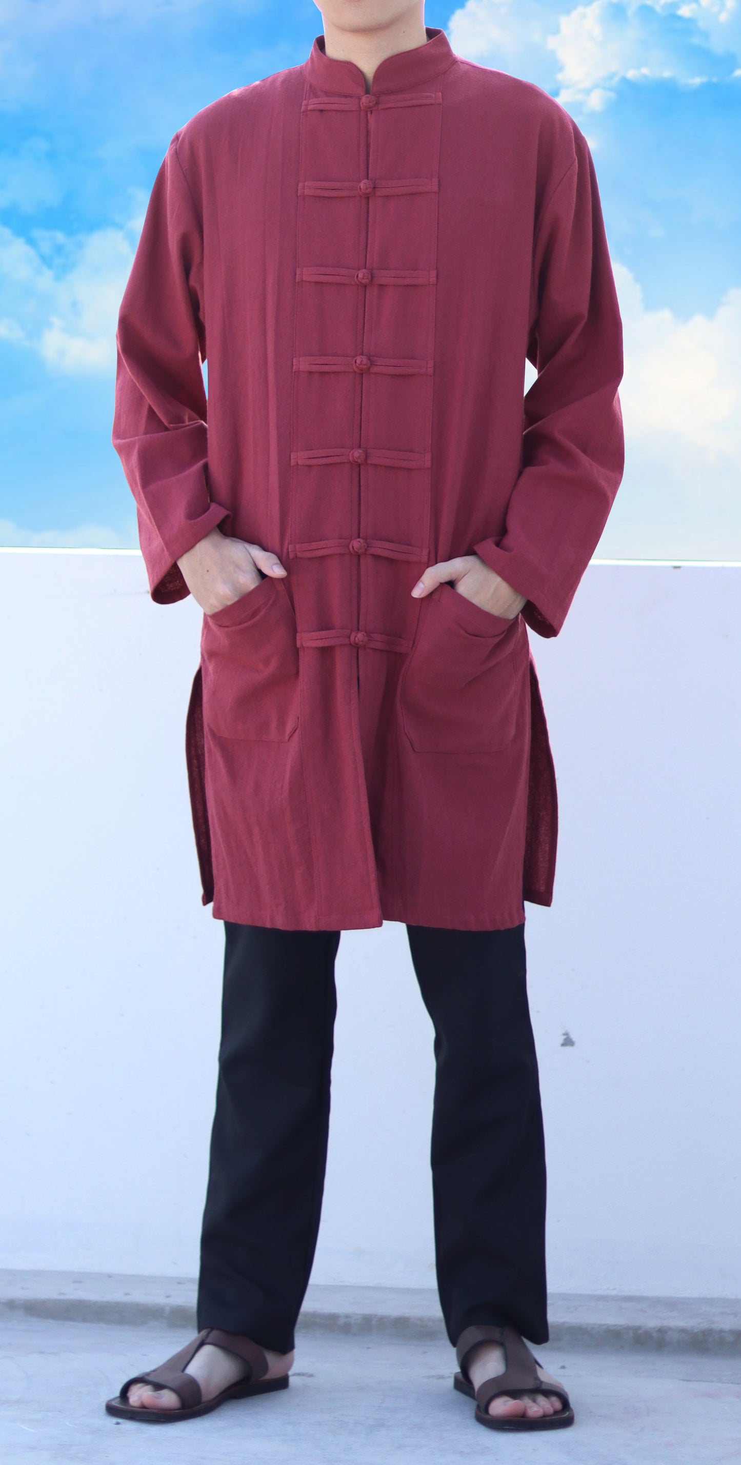 Kung Fu Tai Chi Mandarin Renaissance Costume Cotton Jacket Shirt