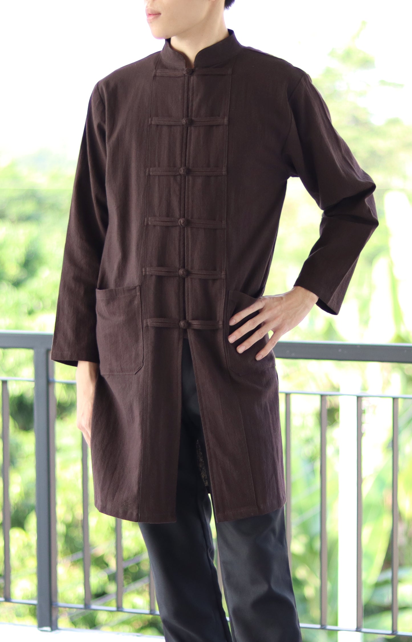 Kung Fu Tai Chi Mandarin Renaissance Costume Cotton Jacket Shirt