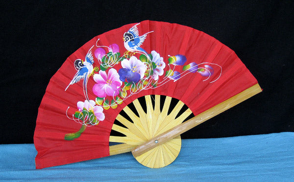 Handpainted Fan Wallhanging