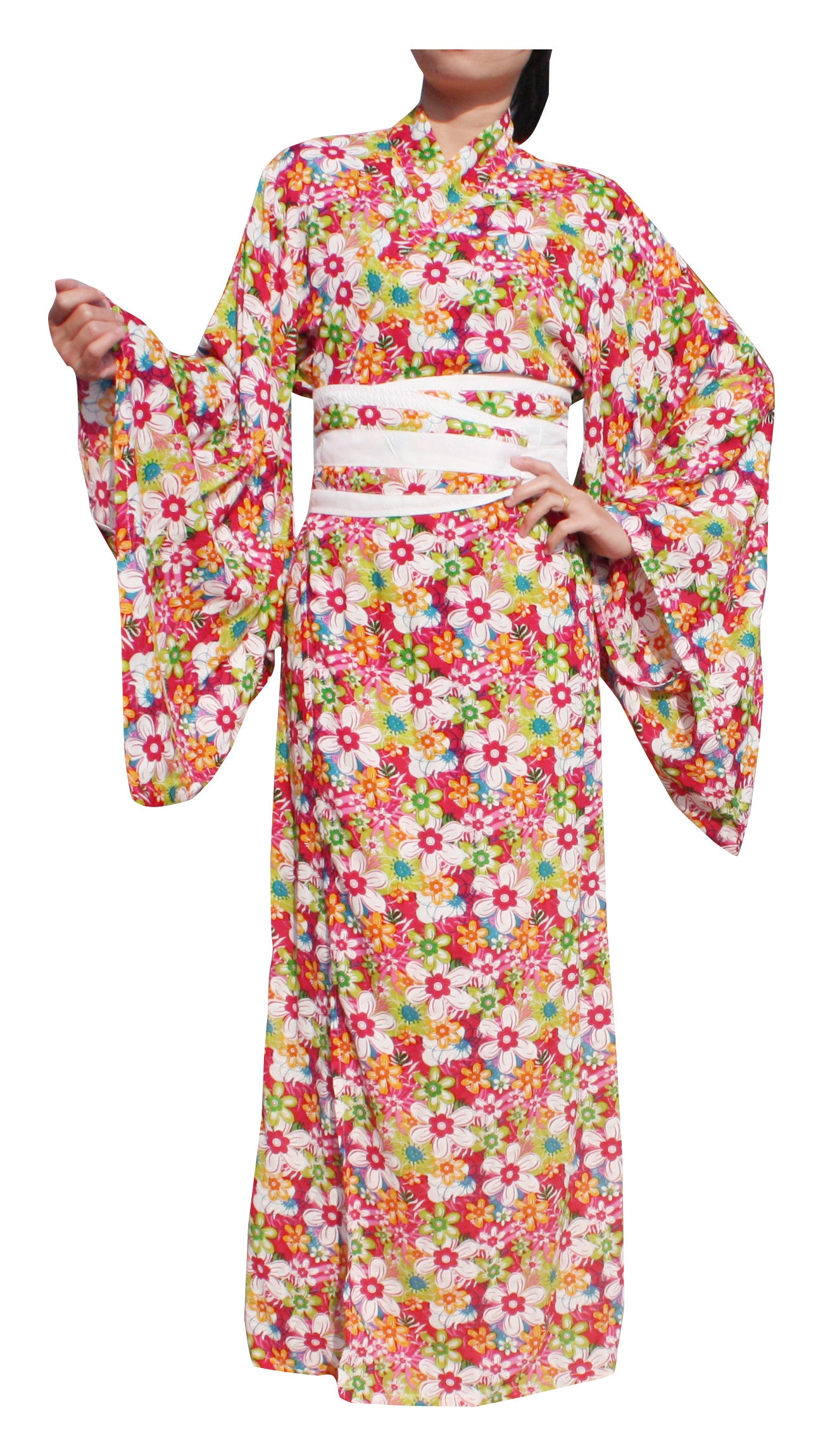 RaanPahMuang Long Yukata Robes For Women Japanese Sleepwear Robe