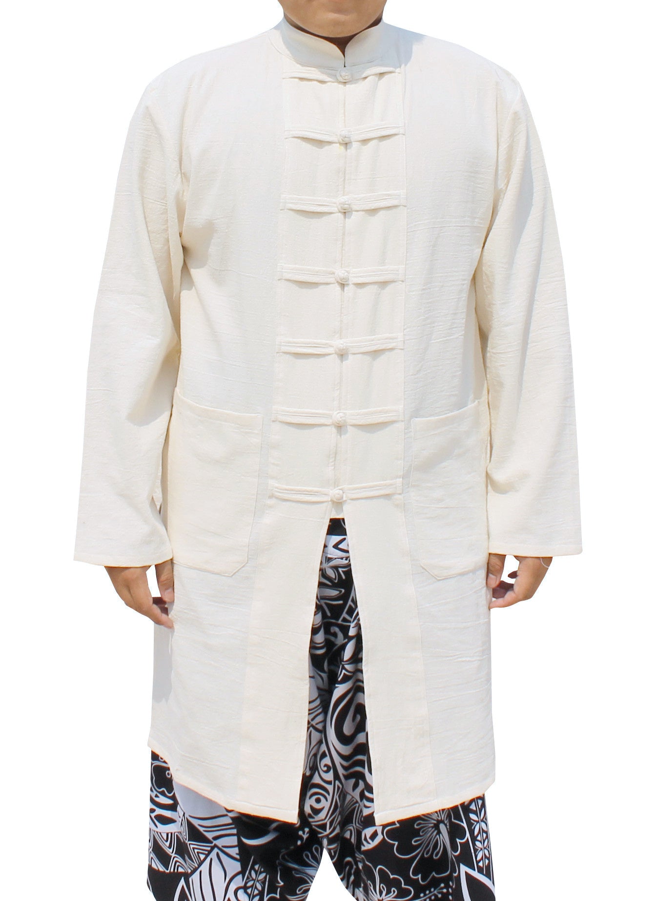 Kung Fu Tai Chi Mandarin Renaissance Costume Cotton Jacket Shirt