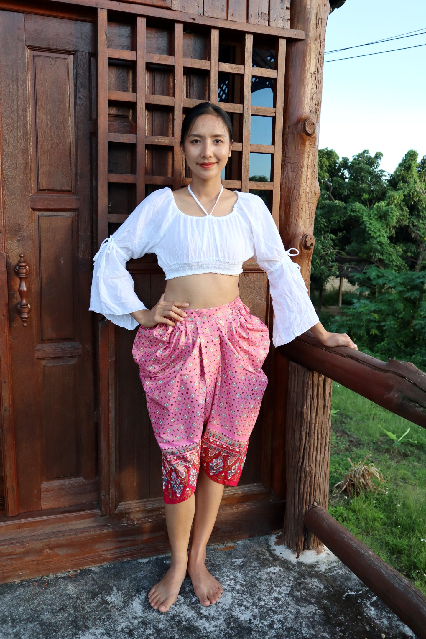 RaanPahMuang Sukhothai Traditional Thai JonGrabaen Theatre Pants