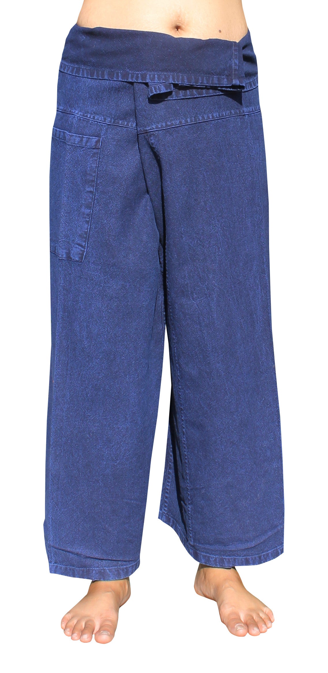 RaanPahMuang Thai Fisherman Pants Tricker Muang Cotton 100% Unisex Pants