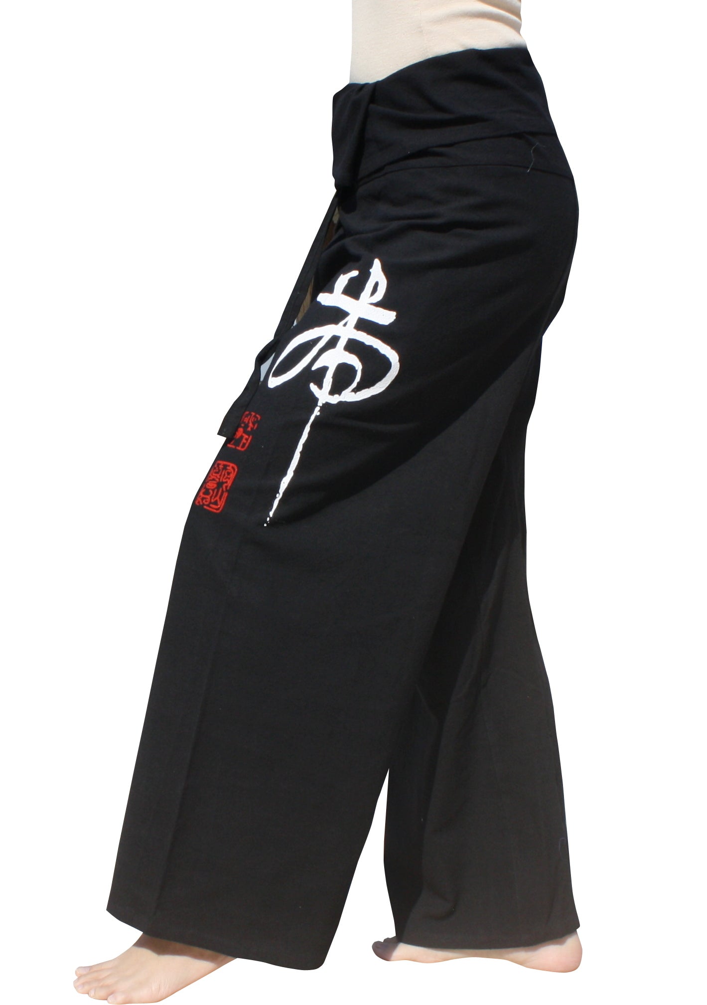 RaanPahMuang Thai Fisherman Pants Tricker Muang Cotton 100% Unisex Pants