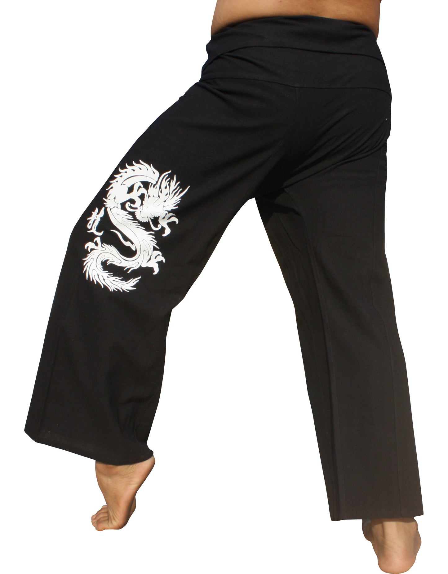 RaanPahMuang Thai Fisherman Pants Tricker Muang Cotton 100% Unisex Pants