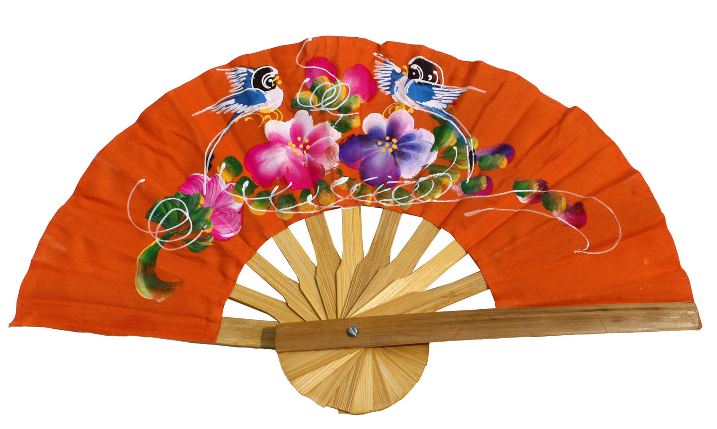 Handpainted Fan Wallhanging