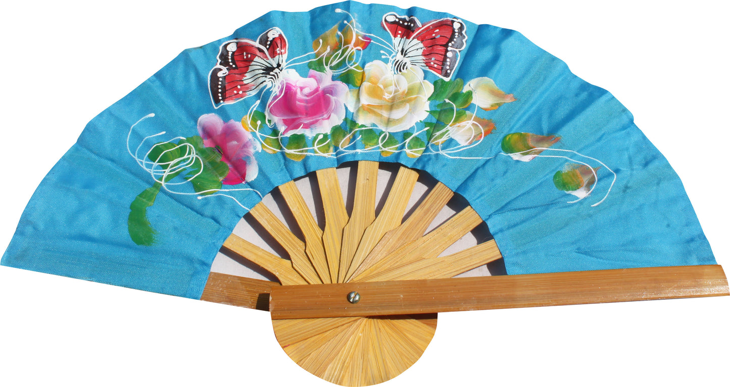 Handpainted Fan Wallhanging