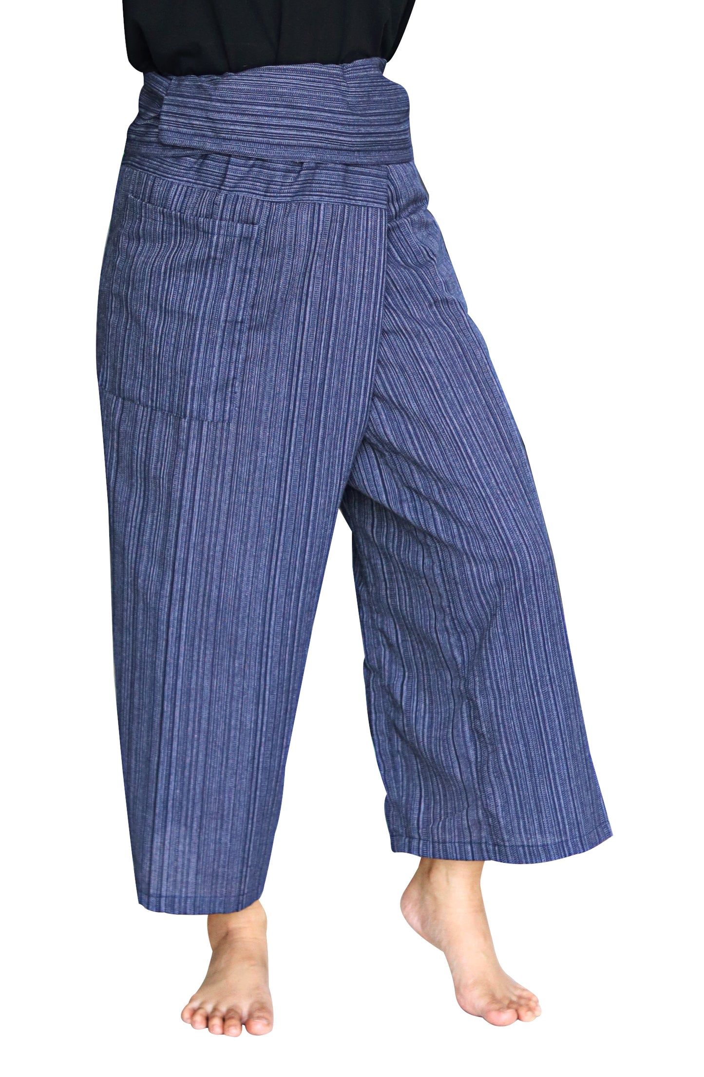 RaanPahMuang Stripped Thai Fisherman Pants Men / Women