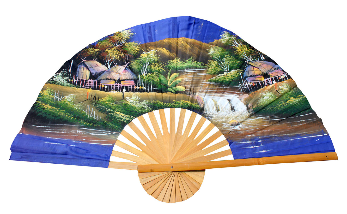 Handpainted Fan Wallhanging