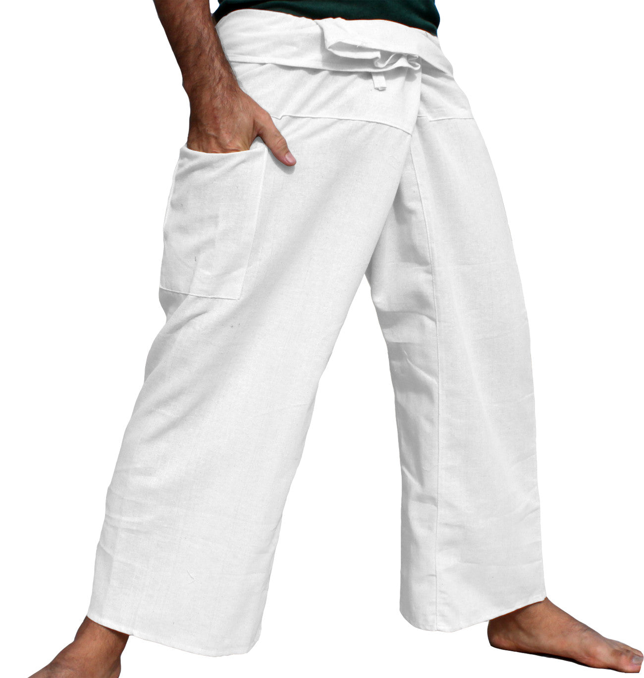 RaanPahMuang Stripped Thai Fisherman Pants Men / Women