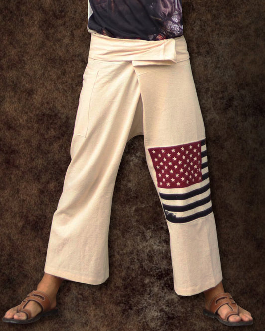 Thai Fisherman Pants 100% Cotton Unisex plain color