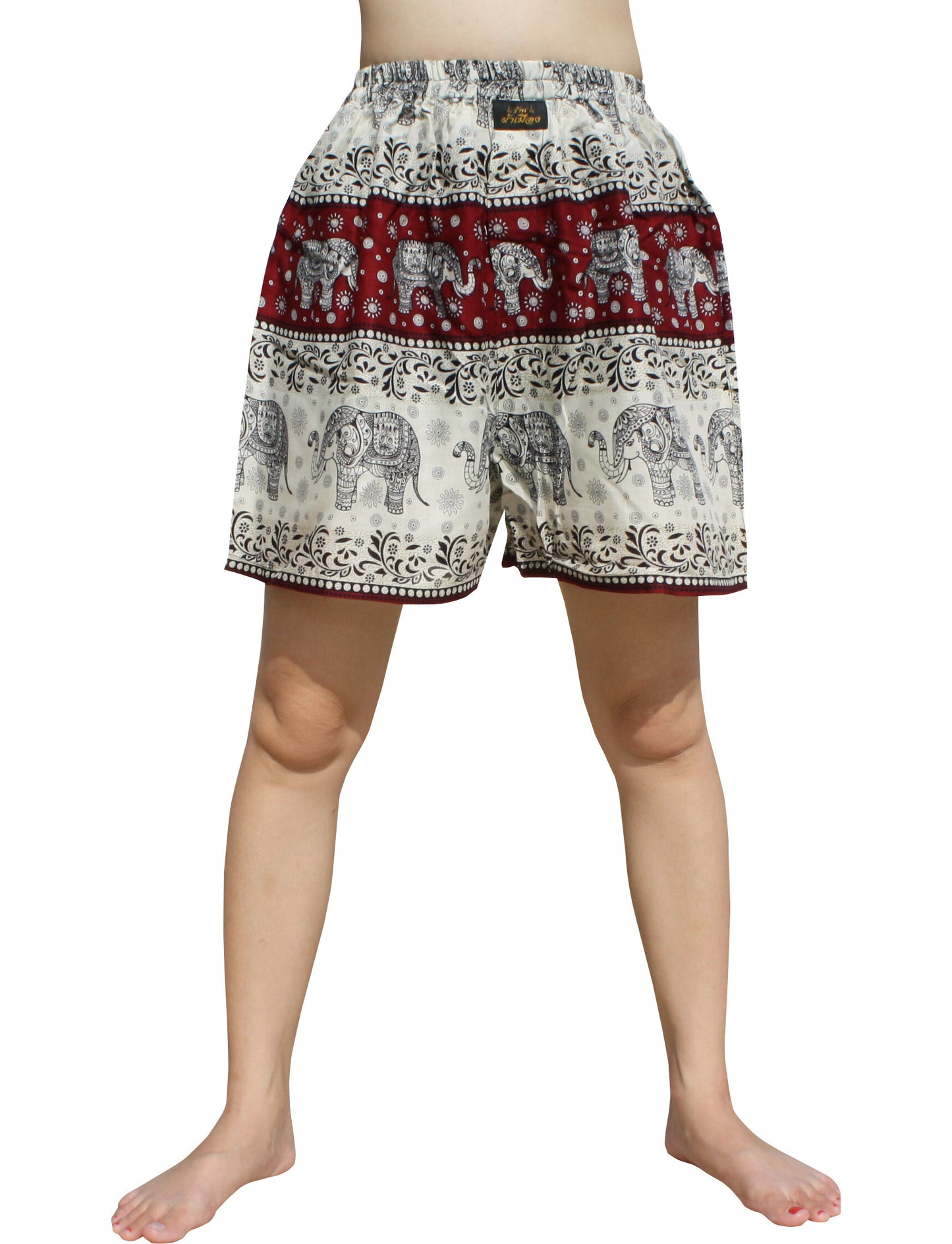 RaanPahMuang Branded Silky Rayon Boxer Shorts Briefs Underwear Loose Boxers