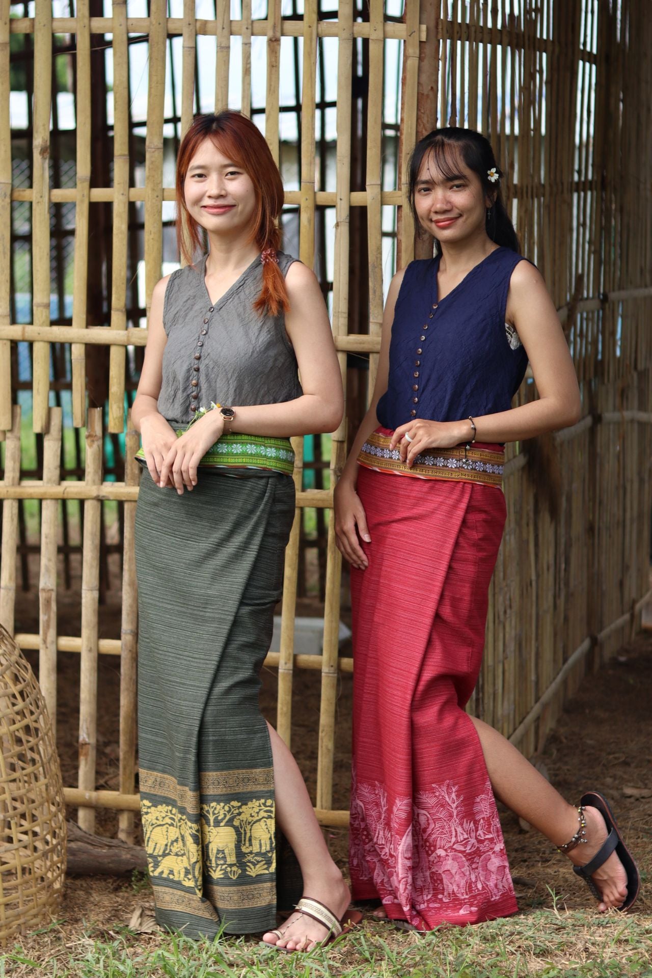 Thai traditional outlet skirt